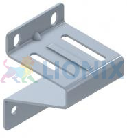ALUTECH:  406136656 - Кронштейн боковой   RBI123 (цв. YW355F) для промышленных ворот фото