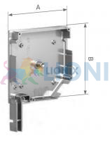 ALUTECH SF45/165u-B: Крышка боковая роллетная SF45/165u-B (цв. 00  - Неокрашенный). 45 - градусная. фото