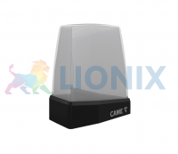CAME 806LA-0020: Светодиодная сигнальная лампа KRX1FXSW с белым плафоном, электропитание 24/230 В фото