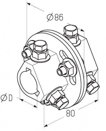 ALUTECH: 403710000 - Муфта соединительная  AC-1 фото