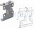 DoorHan DH24629: Кронштейн произвольной фиксации для двойных направляющих в сборе фото