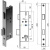 ALUTECH: 415700110 - Ригель WL0202-PC. Замок для калитки секционных ворот Алютех фото